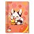 Caderno de Caligrafia Brochurão LALA Pets 40 folhas Tamanho 200x275mm Infantil Atividade Escolar Caderno Costurado - Imagem 7