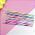 Kit 6 Canetas Coloridas Estampa Espiral Bazze Wave Tris Escrita Esferográfica de 1.0mm - Imagem 2