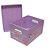 Caixa Organizadora Lilás Gatinho Polibras The Best Box G 28 Litros Happy Lab Multiuso - Imagem 4