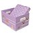 Caixa Organizadora Lilás Gatinho Polibras The Best Box G 28 Litros Happy Lab Multiuso - Imagem 3
