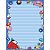 Bloco de Papel de Carta Decorado Cachorrinho 48 Fls - Tilibra - Imagem 3