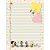 Bloco de Papel de Carta Decorado Cachorrinho 48 Fls - Tilibra - Imagem 2