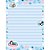 Bloco de Papel de Carta Decorado Cachorrinho 48 Fls - Tilibra - Imagem 4