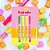 Marca Texto Fruit-Tella Compactor Destaq com Cheirinho 4 Cores - Imagem 4