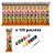 Kit 125 Pcte Tinta Guache Escolar Mini Bazze Com 12 Cores 3ml - Imagem 1