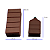 Marca Texto Barra De Chocolate Kit C/ 6 Cores Secagem Rápida - Imagem 5