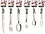 Kit de Talheres Simonaggio Disney Minnie e Mickey - 12 Peças - Imagem 3
