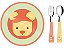 Kit Prato Infantil 3 Peças Tramontina Leão Baby Friends com Garfo com Colher - Imagem 2