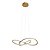 Pendente Lustre Dourado - Imagem 1