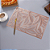 Lugar Americano de Plástico Leaf Rosé Lyor - Imagem 4