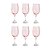 Conjunto 6 Taças de Cristal Para Vinho Rose - Imagem 2