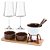 Aparelho de Fondue e Taças de Vinho - Imagem 3