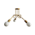 Lustre Pendente Candelabro 3 Lâmpadas E27 – Design Moderno e Impactante Plafon Laço 3 Lâmpadas - Imagem 18