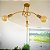 Lustre Pendente Candelabro 3 Lâmpadas E27 – Design Moderno e Impactante Plafon Laço 3 Lâmpadas - Imagem 5