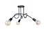 Lustre Pendente Candelabro 3 Lâmpadas E27 – Design Moderno e Impactante Plafon Laço 3 Lâmpadas - Imagem 2