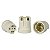 KIT 10 Soquete de Porcelana Cônico E-27 - Imagem 2