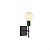 Luminária de parede Arandela Chill E-27 Alumínio Minimalista - Imagem 1