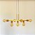 Luminária de teto Pendente Rubis 7 Lâmpadas + 7 Lâmpadas G95 Filamento - Imagem 4