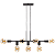 Luminária de teto Pendente Rubis 7 Lâmpadas + 7 Lâmpadas G95 Filamento - Imagem 2