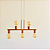 Luminária de teto Pendente Tugson 5 Lâmpadas industrial moderno - Imagem 4