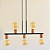 Luminária de teto Pendente Tugson 5 Lâmpadas industrial moderno - Imagem 9