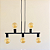 Luminária de teto Pendente Tugson 5 Lâmpadas industrial moderno - Imagem 7