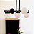 Luminária de teto Pendente Rubis 5 Globos moderno industrial - Imagem 2