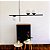 Luminária de Teto Pendente Linea 3 Globos para sala salao cozinha e comercio - Imagem 2
