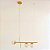 Lustre Pendente Fuzue 3 Globos moderno para ambientes internos - Imagem 5