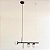 Lustre Pendente Fuzue 3 Globos moderno para ambientes internos - Imagem 6