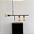 Lustre Pendente Fuzue 3 Lâmpadas moderno para ambientes internos - Imagem 5