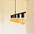 Luminária Pendente Albânia 5 Lâmpadas Moderno para Ambientes Internos - Imagem 2