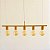 Luminária Pendente Albânia 5 Lâmpadas Moderno para Ambientes Internos - Imagem 6