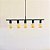 Luminária Pendente Albânia 5 Lâmpadas Moderno para Ambientes Internos - Imagem 1
