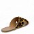 Rasteira Animal Print Pelo em X - Imagem 3