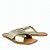 Rasteira Ouro Light Metalizado em X - Imagem 5