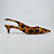 Scarpin Slingback Pelo Onça Salto Baixo - Imagem 1