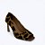 Peep Toe Animal Print Pelo Salto Alto - Imagem 4