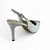 Scarpin Prata Brilho Salto Alto Slingback - Imagem 3