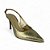 Scarpin Ouro Light Metalizado Slingback - Imagem 3