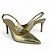Scarpin Ouro Light Metalizado Slingback - Imagem 4