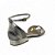 Sandália Cristal Bronze Velho Metalizado Folhas - Imagem 4