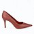 Scarpin Vermelho Couro Salto Alto Fino - Imagem 1