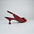 Scarpin Slingback Marsala Verniz Salto Baixo com Enfeite - Imagem 3