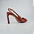 Scarpin Slingback Caramelo Couro Metal - Imagem 3