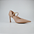 Scarpin Nude Couro Salto Alto Boneca - Imagem 2