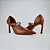 Scarpin Caramelo Couro Salto Alto Boneca - Imagem 4