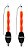 Kit C/ 2 Boias Torpedo Tunizza Rolha Tripla 63g - JrPesca - Imagem 3