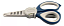Tesoura 14cm c/ Cabo Emborrachado e Clip de Cinto - Kesfishing - Imagem 2