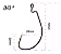 Anzol Offset Hook OH-8/0-BN - Aço Carbono Reforçado - 8/0- Cart. 3un  - Kisfishing - Imagem 2